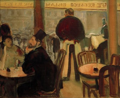 Café in Paris (Parisian Café II) by Albert Weisgerber